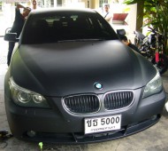 BMW E60 FULL WRAP BLACK MATTE