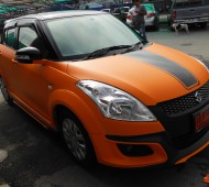 SUZUKI SWIFT_FULL WRAP ORANGE MATTE