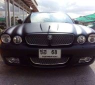 Jaguar XJ full Wrap Black Matte ดุ ดิบ เถื่อน 