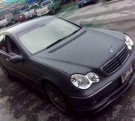 BENZ C CLASS FULL WRAP DRAK GLAY MATTE