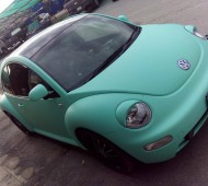 VW New Beetle Full wrap Mint Colors