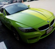 BMW Z4 Full Wrap light Green 