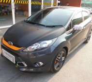 FORD FIESTA WRAP ฝาหน้า-หลัง Carbon 3D แต่แถบส้มด้าน และ Jack