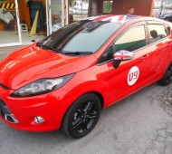 ford fiesta Wrap Union Jack