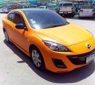 MAZDA 3 ตัวก่อนเปลี่ยนโฉม....Full Wrap Orange Matte