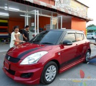 SWIFT WRAP หลังคา Step2 แต่งลาย Racing