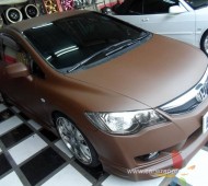 Civic FD FULL WRAP CHOCOLATE MATTE