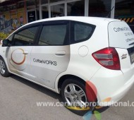 งาน Vehicle Marketting Wrap HONDA JAZZ COFFEE WORK