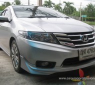 Honda City Full Wrap Silver Grey With Oracal