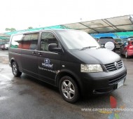 VW caravelle FULL WRAP Black Matte