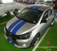 Suzuki celerio 2014 Blue Viper stripes Design