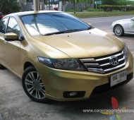 Honda CITY FULL WRAP ทองอร่าม ORACAL651