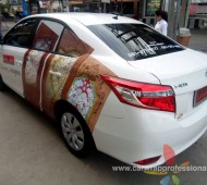 Vehicle Marketing Wrap Vios Vision Glass