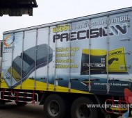 vehicle wrap รถขนส่งเพื่อการตลาด