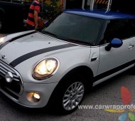 MINI COOPER BLUE ROOF