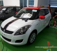 NEW SWIFT Half Wrap แต่งลาย Stripes Viper Racing 3 คัน