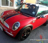 Mini Cooper Red seed Wrap แต่งลาย Union Black Jack