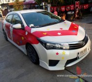 Camry Wrap รถ ถ่ายทำโฆษณา