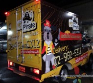 Vehicle Marketing Wrap PET Pirate