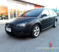 Ford Focus Black Matte Full Wrap