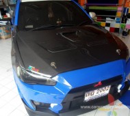 Mitsubishi New Lancer EVO10 Full Wrap Refex Blue