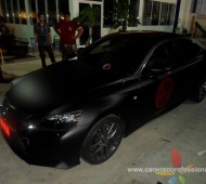 Lexus IS250 Full Wrap Black Matte