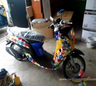 Fino Vehicle Full Wrap งานกราฟฟิค M&M