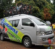 Vehicle Marketing Wrap รถเซอร์สวิส ทีมจักรยาน NKB
