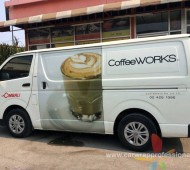 "COFFEE WORK" WRAP TOYOTA HIACE