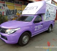 Zen Innovation" Project Wrap งานติดรถเพื่อการโฆษณา และการตลาด Veh