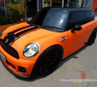 Mini John Cooper Work R56 Full Wrap ORANGE GLOSS