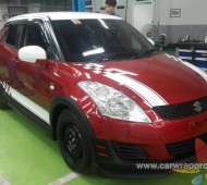 SUZUKI SWIFT HALF WRAP WHITE GLOSS